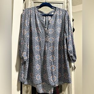 Tahari Long Sleeve Blouse